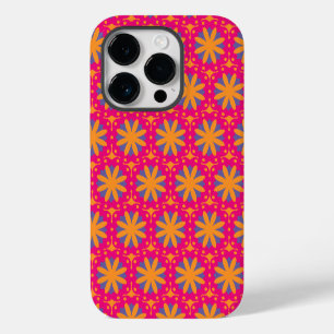 Coque Case-Mate iPhone Conception de fleurs géométriques colorées