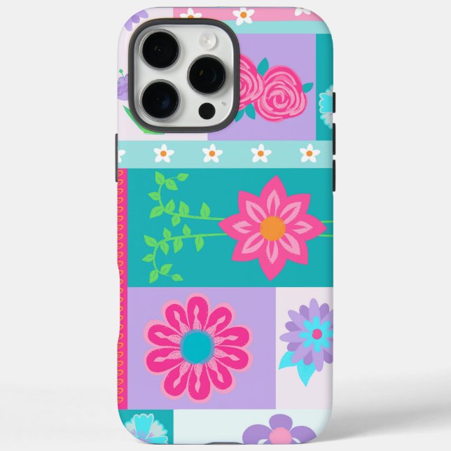 Coques Case-Mate iPhone Conception de fleurs vibrantes en fleurs (Verso)