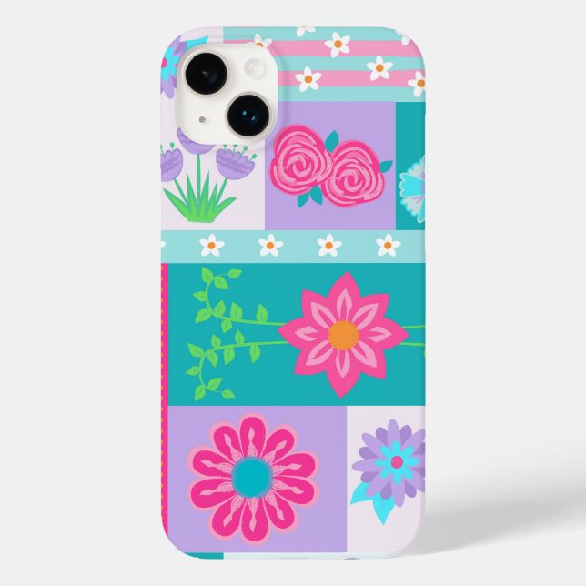 Coques Case-Mate iPhone Conception de fleurs vibrantes en fleurs (Verso)