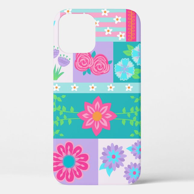 Coques Case-Mate iPhone Conception de fleurs vibrantes en fleurs (Verso)