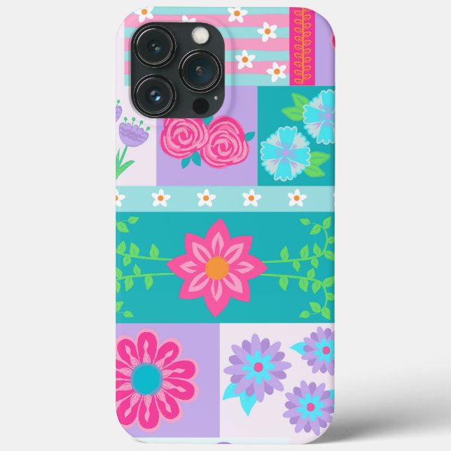 Coques Case-Mate iPhone Conception de fleurs vibrantes en fleurs (Verso)