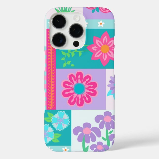 Coques Case-Mate iPhone Conception de fleurs vibrantes en fleurs (Verso)
