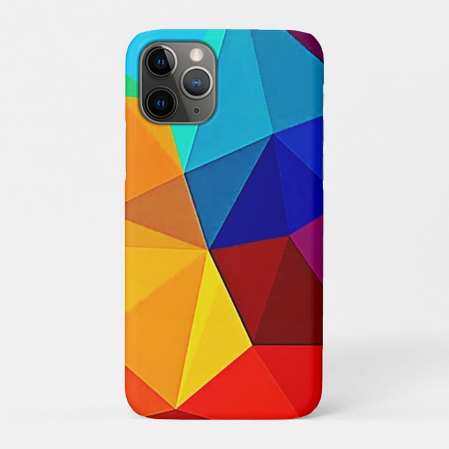 Coques Case-Mate iPhone Conception de flux géométrique abstrait vibrant (Dos)