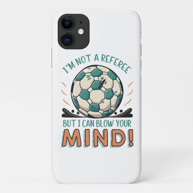 Coques Case-Mate iPhone Conception de football drôle (Dos)