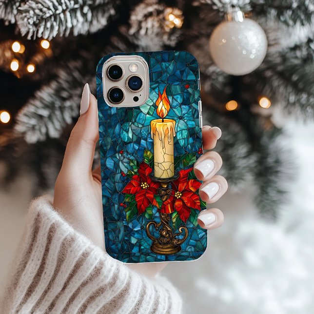 Coques Case-Mate iPhone Conception de la bougie de Noël (Créateur téléchargé)