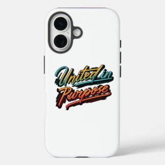 Coque Pour iPhone 16 Conception de la couverture arrière "Unis dans un 