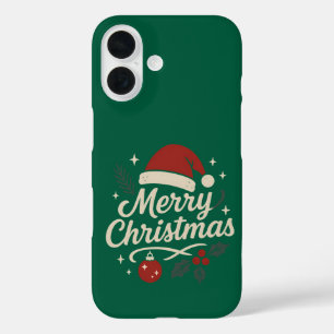 Coque Pour iPhone 16 Conception de la lettre de Noël fantaisiste
