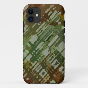 Coque Case-Mate iPhone Conception de la plaque - camouflage vert brun