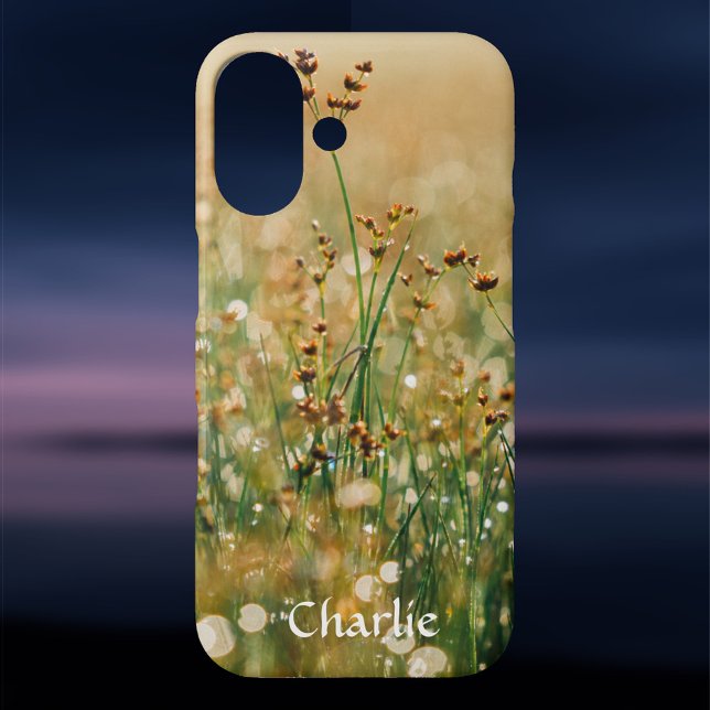 Coques Case-Mate iPhone Conception de la prairie de fleurs (Créateur téléchargé)