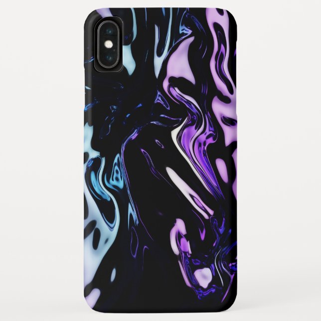 Coques Case-Mate iPhone Conception de liquide métallique (Dos)