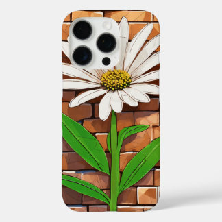 Coque iPhone 16 Pro Conception de marguerite unique africaine