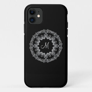 Coque Case-Mate Pour iPhone Conception de monogramme décoratif personnalisée