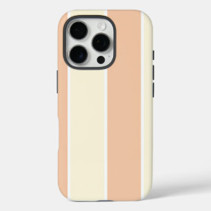 Coque iPhone 16 Pro Conception de motif à rayures verticales de couleu