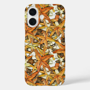 Coque Pour iPhone 16 Conception de motif abstrait d'étoile de mer vibra