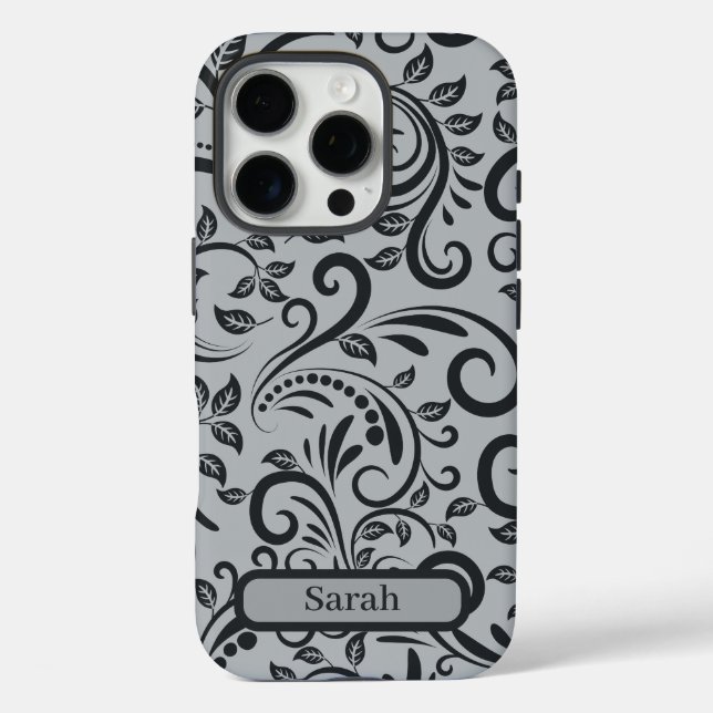 Coques Case-Mate iPhone Conception de motif abstrait moderne personnalisé (Verso)