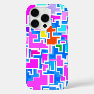 Coque iPhone 16 Pro Conception de motif coloré moderne