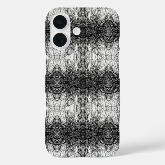 Coques Case-Mate iPhone Conception de motif de photo en noir et blanc d'éc (Verso)