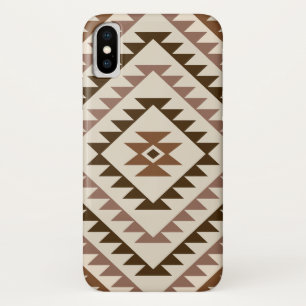 Case-Mate iPhone Case Conception de motif diamant aztéque marron+crème