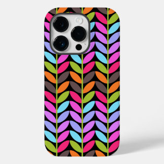 Coque Case-Mate iPhone Conception de Motif feuille colorée