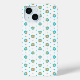 Coque Case-Mate iPhone conception de motif floral géométrique répété