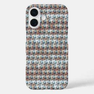 Coque Pour iPhone 16 Conception de motif numérique abstrait moderne 124