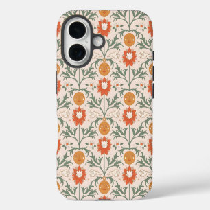 Coque Pour iPhone 16 Conception de motif sans couture de soleil floral