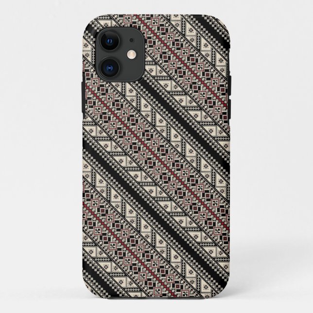 Coques Case-Mate iPhone Conception de motifs ukrainiens décoratifs mignons (Dos)