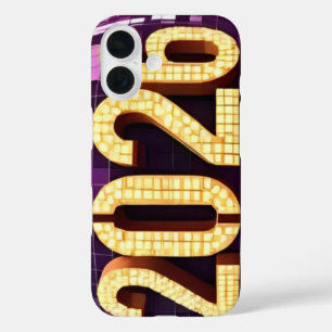 Coque Pour iPhone 16 Conception de numéro 3D pour la nouvelle année 202
