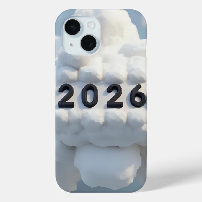 Coques Case-Mate iPhone Conception de numéro 3D pour la nouvelle année 202 (Verso)