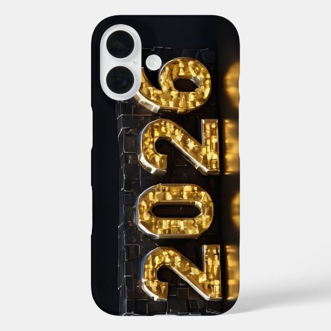 Coques Case-Mate iPhone Conception de numéro 3D pour la nouvelle année 202 (Verso)
