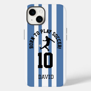 Coque Case-Mate iPhone Conception de numéro de maillot à rayures pour le