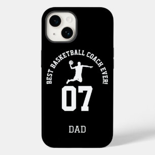 Coque Case-Mate iPhone Conception de numéro de maillot d'entraîneur de ba