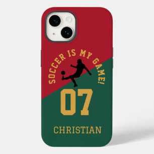 Coque Case-Mate iPhone Conception de numéro de maillot d'équipe de footba