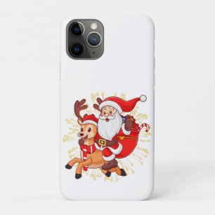 Case-Mate iPhone Case **"Conception de Père Noël joueur – Amusant et Fes
