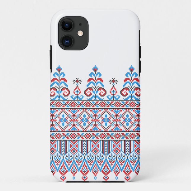 Coques Case-Mate iPhone Conception de point de croix (Dos)