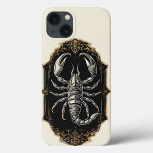 Case-Mate iPhone Case Conception de scorpion élégant avec art doré compl