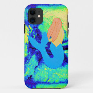 Coques Pour iPhone conception de sirène à queue bleue
