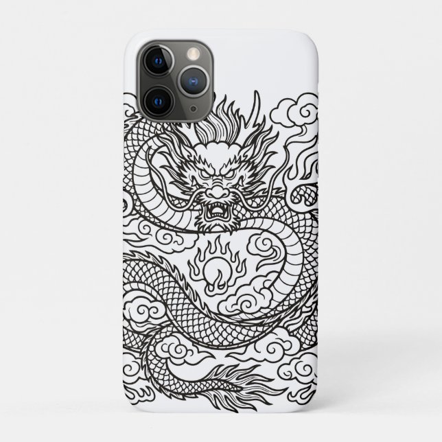 Coques Case-Mate iPhone Conception de tapis de souris en ligne art Dragon  (Dos)