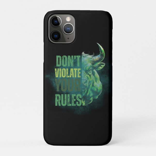 Coques Case-Mate iPhone Conception de taureau | Rappel | Motivation (Dos)