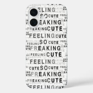 Coque Pour iPhone 16 Conception de texte mignon et déroutante