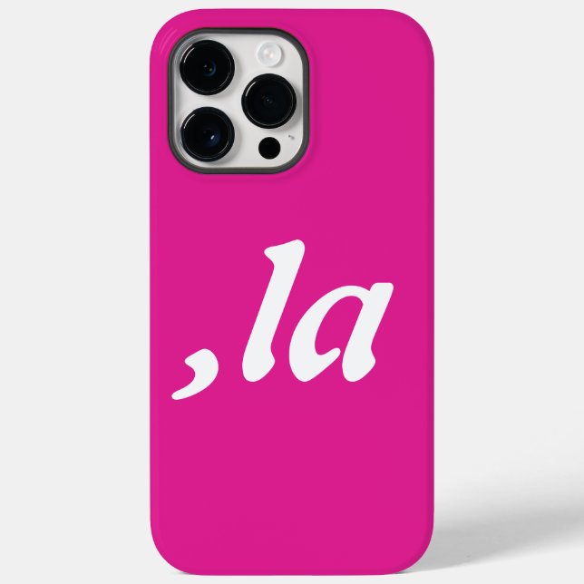 Coques Case-Mate iPhone Conception de texte personnalisée Comma La Kamala  (Verso)