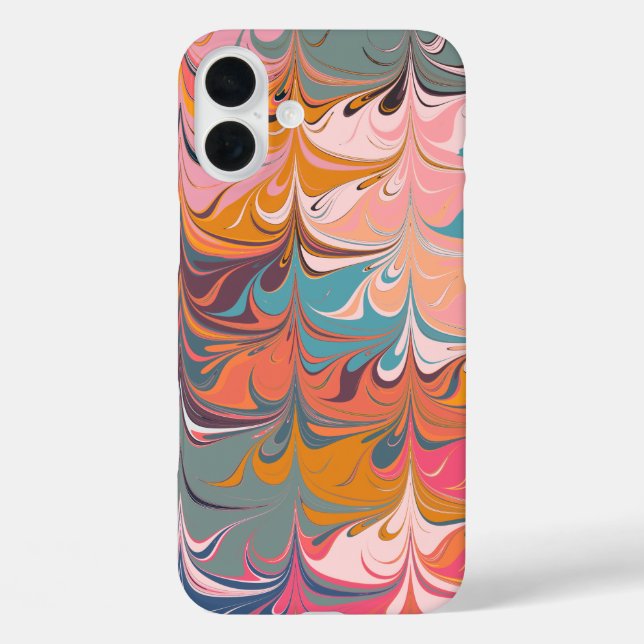 Coques Case-Mate iPhone Conception de tourbillon de marbre abstrait artist (Verso)