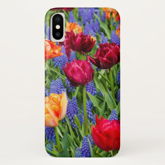 Coques Case-Mate iPhone Conception de tulipe et de fleur sauvage (Dos)