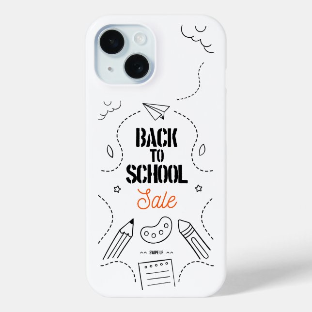Coques Case-Mate iPhone Conception de typographie de rentrée scolaire (Verso)