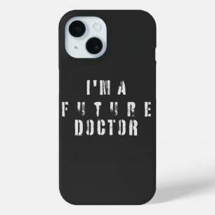 Coque Case-Mate iPhone Conception de typographie grunge pour futur docteu