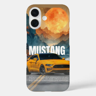 Coque Pour iPhone 16 Conception de voiture | Boîtier d'art automobile B