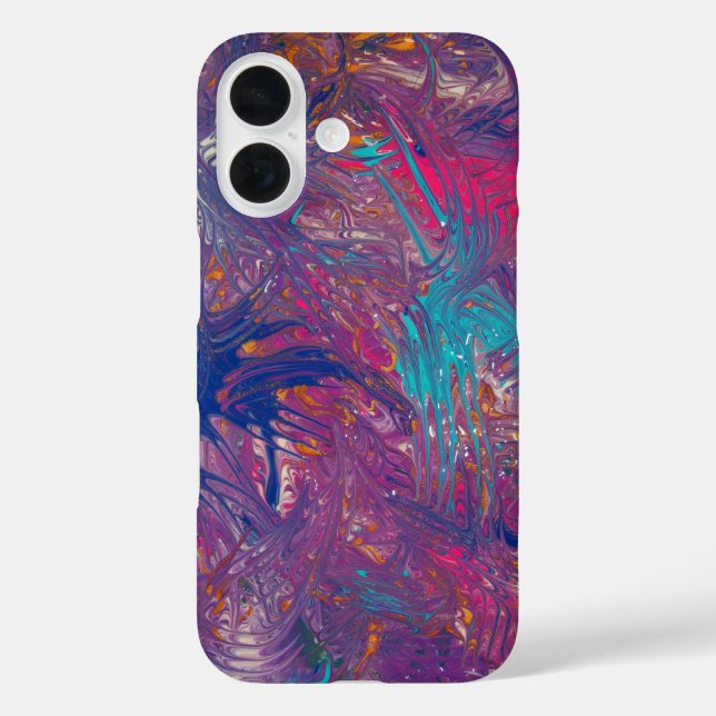 Coques Case-Mate iPhone Conception de vortex des couleurs (Verso)