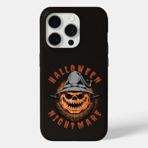 Coque Case-Mate iPhone Conception d'épouvantail de citrouille d'Halloween