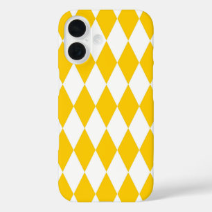 Coque Pour iPhone 16 Conception des carreaux de diamants de l'arlequin 