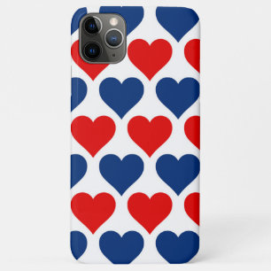 Case-Mate iPhone Case Conception des coeurs patriotiques